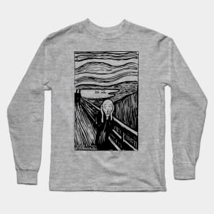 Edvard Munch The Scream Graphic Long Sleeve T-Shirt